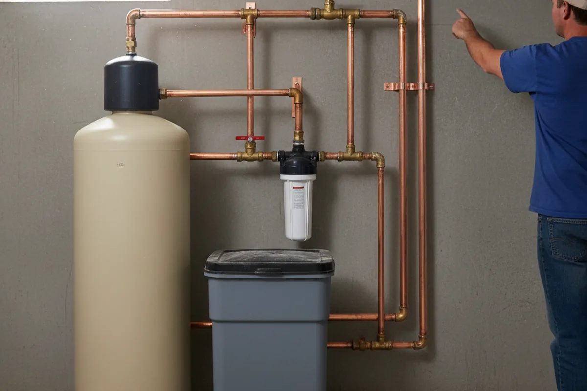 Whole-house water treatment system installed in Saint Peters